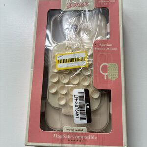 Sonix New iPhone 2024 6.1 Suction Phone Mount- Off White